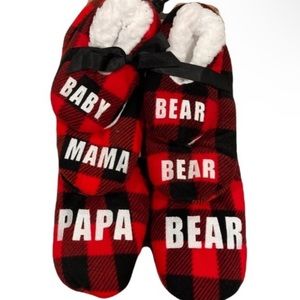 Family Plaid Slipper Set